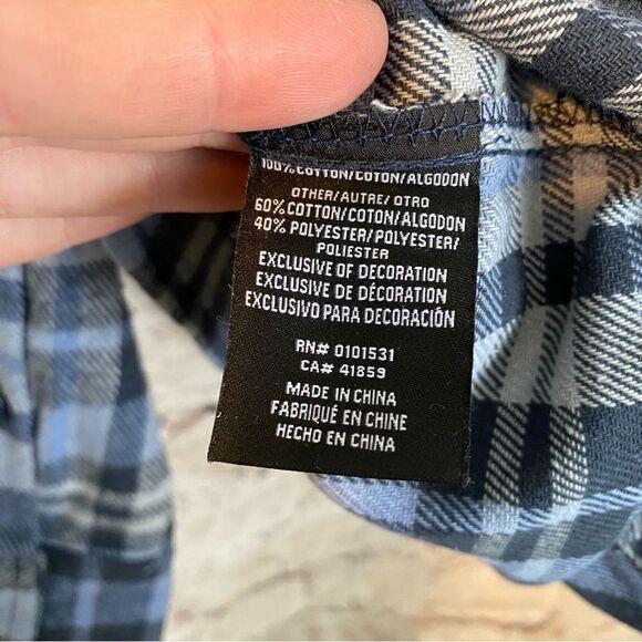 Spongebob Hooded Flannel Button Down Shirt Long Sleeve Friends Forever Medium - Picture 5 of 7